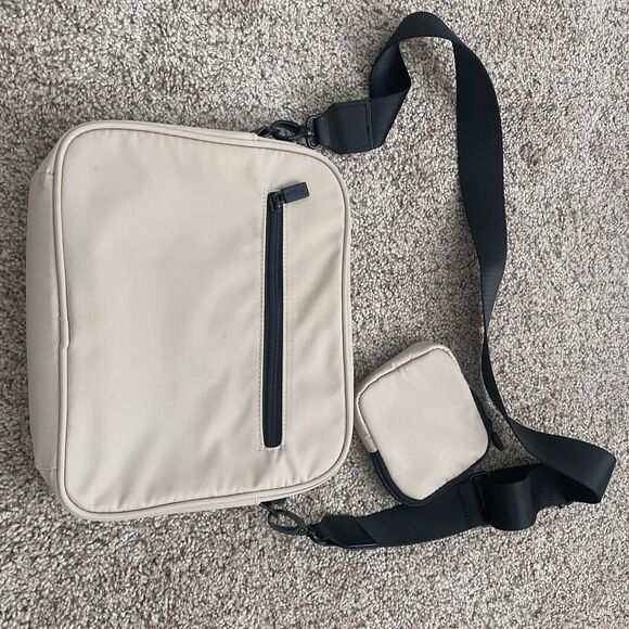 IHKWIP Utility Crossbody Purse with Wallet Pouch Strap in Sand - Picture 5 of 10